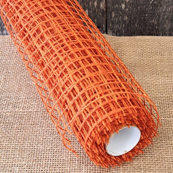 Jute võrk 50cm lai, 5m/rull, punane