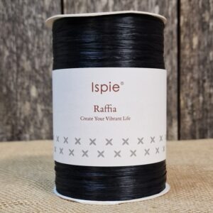 RAFFIA ISPIE 250m/rull BLACK(must)