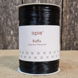 RAFFIA ISPIE 250m/rull BLACK PEARL(pärlimust)